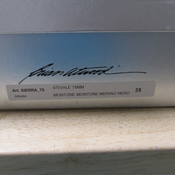 Brian Atwood NWB Sierra Over the Knee Boots with Fur Cuff Black Size 35 (US 5) - Picture 12 of 12